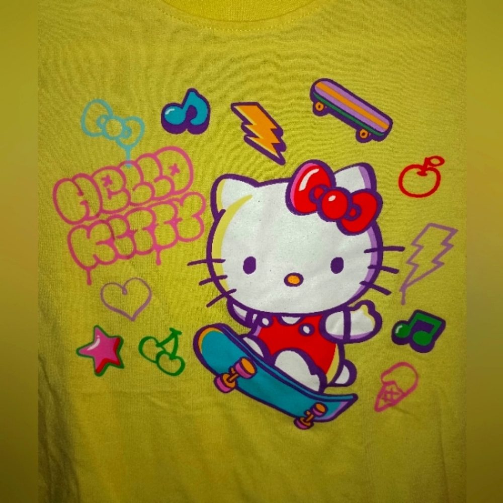 Hello Kitty Yellow Girl's T-Shirt